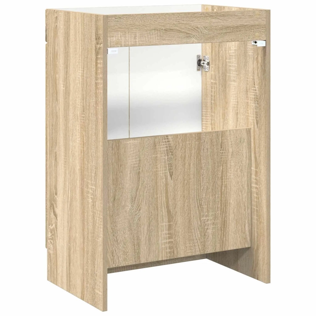 Mobiletto da bagno sotto il lavello Rovere Sonoma 890106