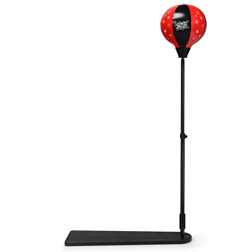 Set da boxe per bambini e bambine, Palla da boxe con altezza regolabile pompa manuale e guanti da boxe
