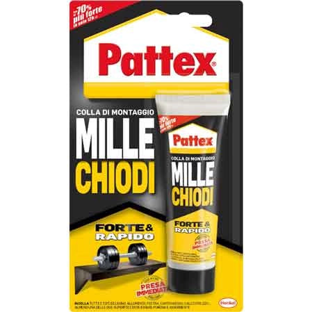 COLLA DI MONTAGGIO 'MILLECHIODI' 400 gr - in cartuccia - PATTEX