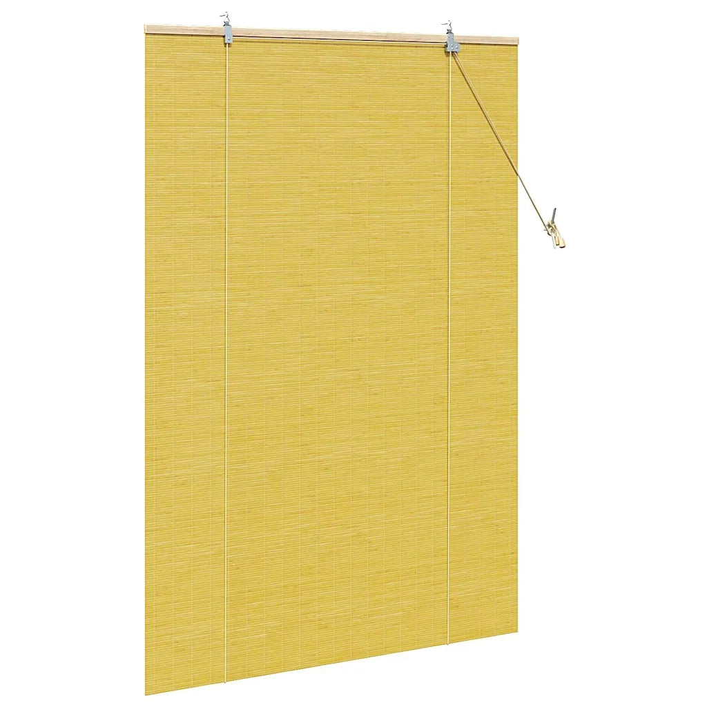 Tenda a rullo | Tenda avvolgibile Giallo 110 x 160 cm Bamb¨´