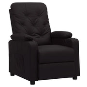 Poltrona Reclinabile Nera in Similpelle  cod mxl 25620
