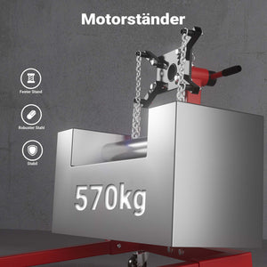 Cavalletto per motore Supporto Sostegno motore 570 kg