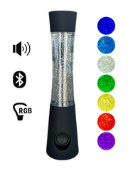 Lampada lava RGB Carnival con speaker Bluetooth nera Rabalux