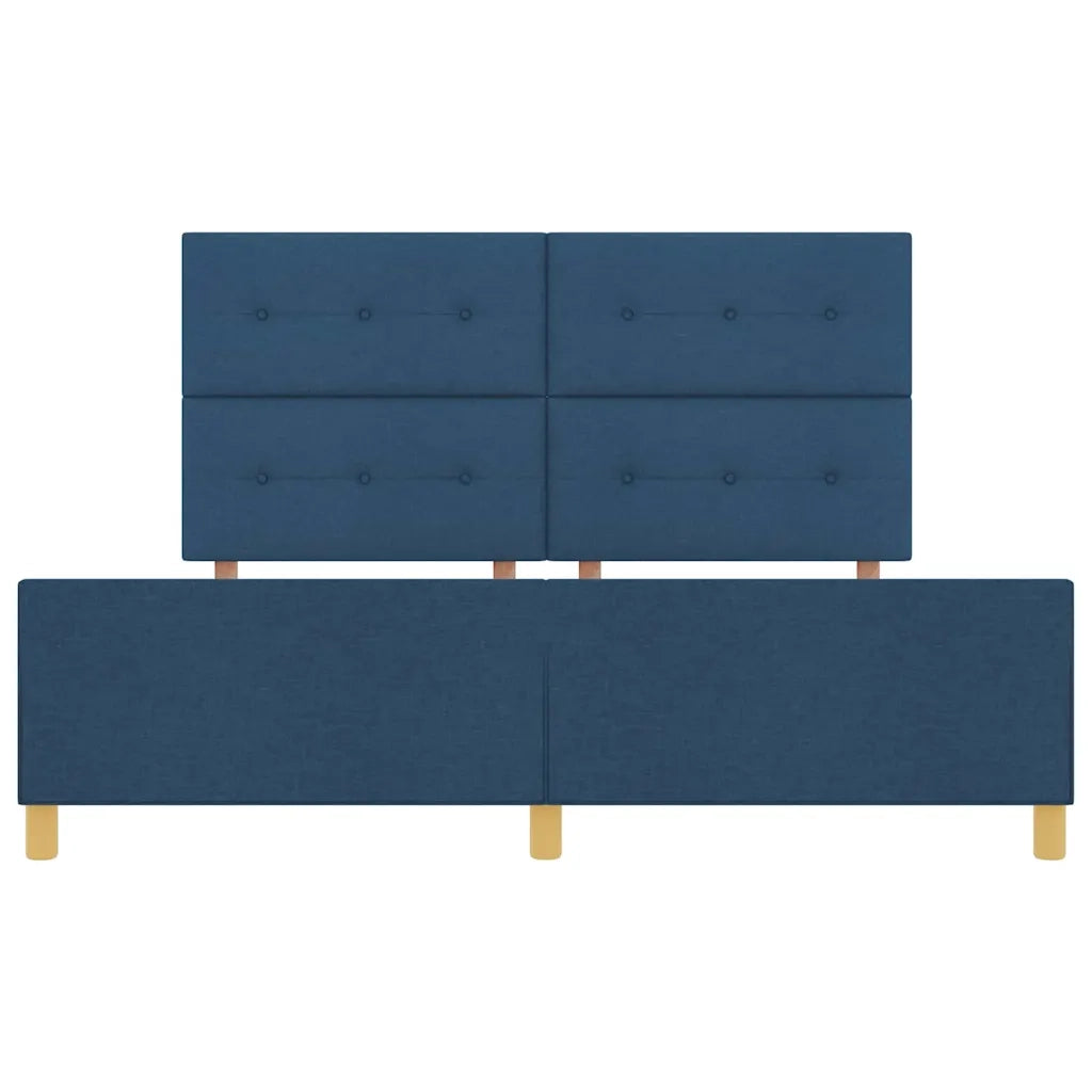 Struttura del letto con testiera Blu 180 x 200 cm Tessuto 3344752