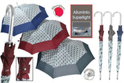 Ombrello da Pioggia Golf Automatico Fusto in Alluminio Fashion Donna 3 Colori