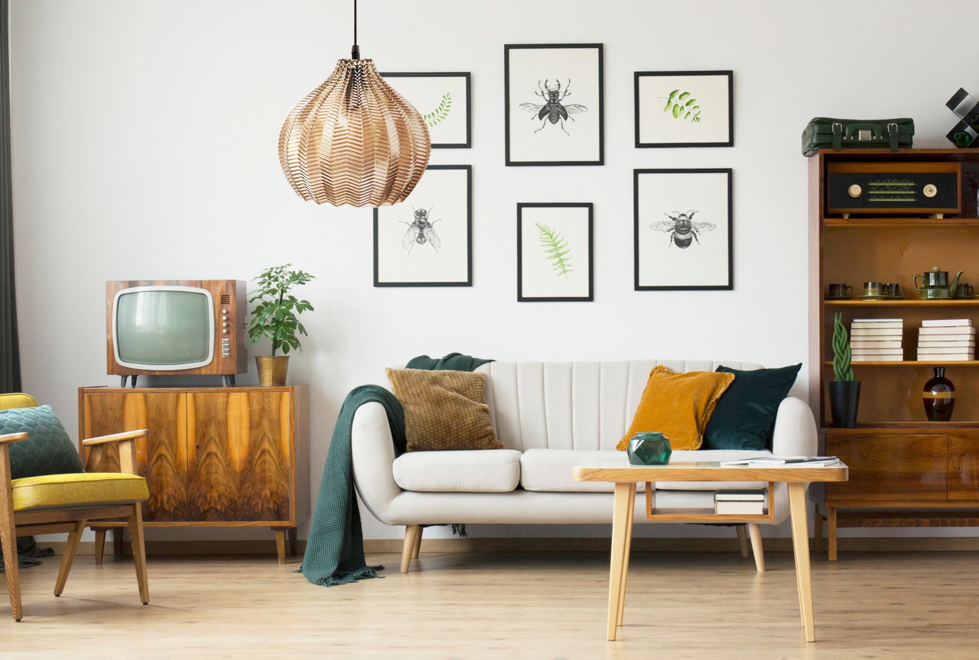 Lampada Da Soffitto Di Vetro Retro APP893-1CP