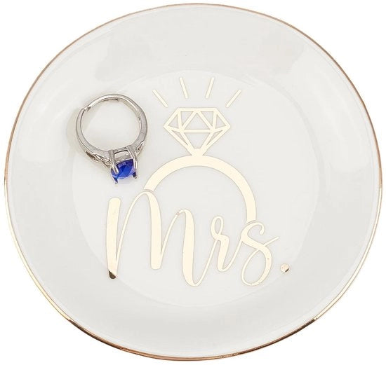 Tavolo per gioielli decorativo compatto - 10 x 10 cm - supporto per orecchini, bracciali e anelli