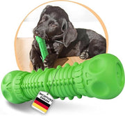 Giocattolo per cani da morso giocattolo per cani verde particolarmente robusto premium gomma naturale indestructibile emettente suoni per cani piccoli piccolo