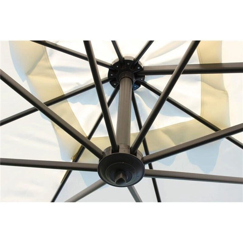 OMBRELLONE NEWTON CON TELO ECRÙ 2 X 3 MT