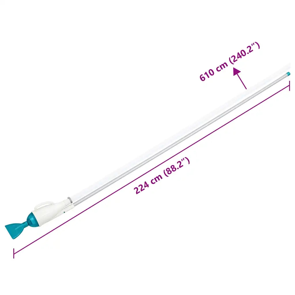 Best Way Aspirapool Blu e Bianco 224 x 3 x 3 cm Plastica 42007927