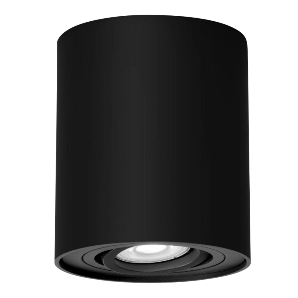 Spot soffitto nero opaco GU10 1 luce Rabalux Kobald 2047