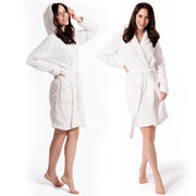 Accappatoio Da Donna Vestaglia Diamond Ecru S/m