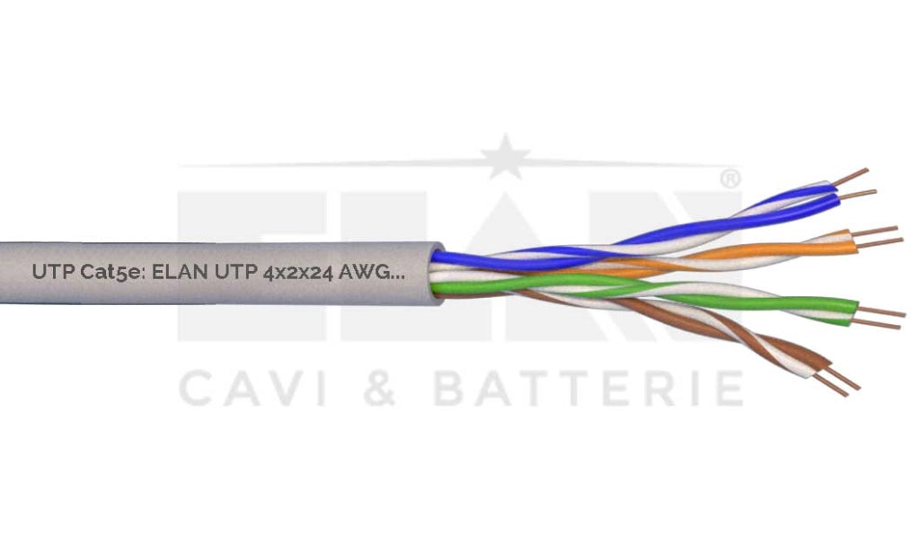MATASSA CAVO LAN NETWORK UTP CAT 5E ELAN 098243 305 MT ORIGINALE GARANZIA NUOVO