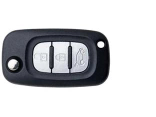 RADIOCOMANDO AUTO CON TRANSPONDER RNN01R11  RENAULT, LANCIA, SMART  RNN01R11  3 bottoni    SILCA