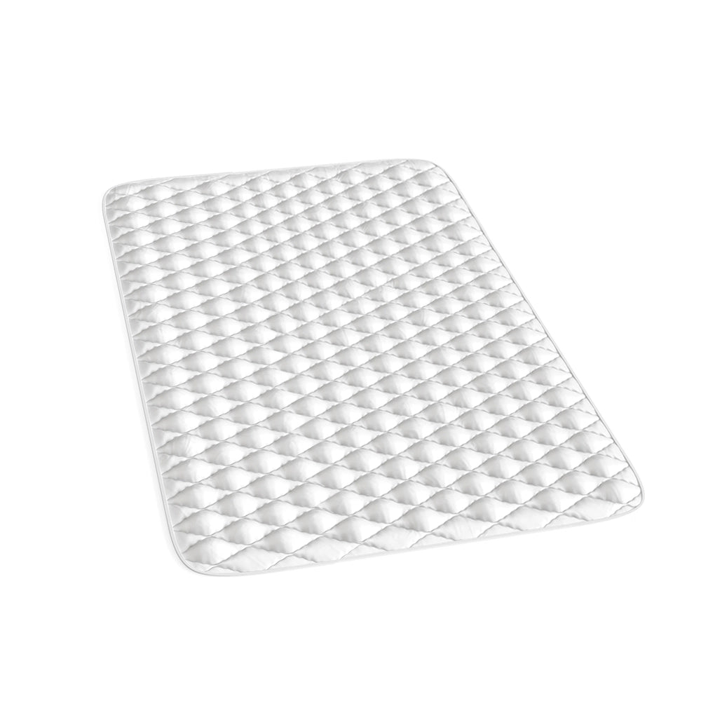 Vitalispa Protezione per materasso Bianco 140 x 200 cm Lavabile e adatto all'asciugatura in asciugatrice