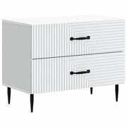 Armadio da Notte con cassetto Bianco 62 x 34,5 x 47,5 cm 894775