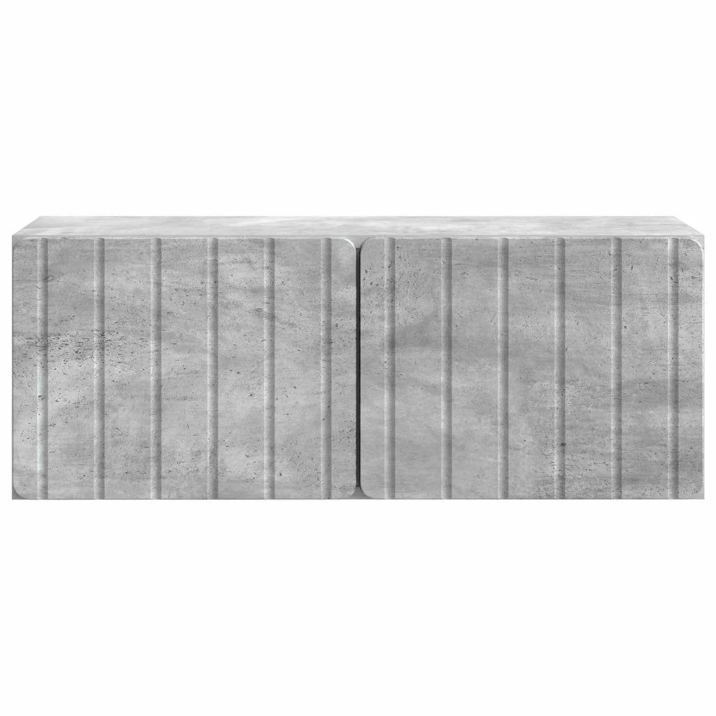 Mobile Porta TV da Muro 78,5 x 31 x 30 cm Grigio Cemento 898378
