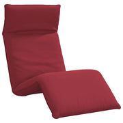 Sdraio da giardino | Lettino Pieghevole Rosso Vino 175x54x8,5 cm in Tessuto Oxford