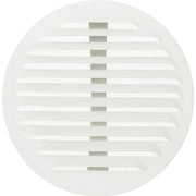 GRIGLIA TONDA IN METALLO CON MOLLE E RETE D.80-140 MM- Alluminio Bianco- FIRST- pezzi 1