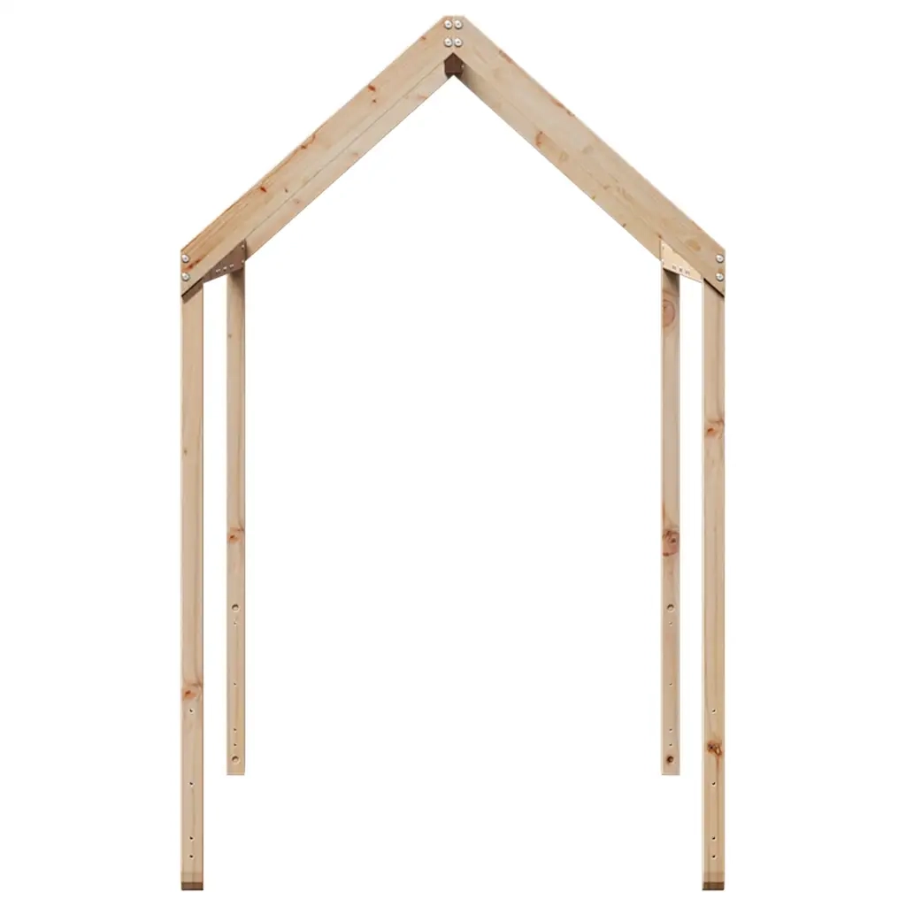 Tetto per Letto Bambini 207x95,5x159 cm Legno Massello di Pino