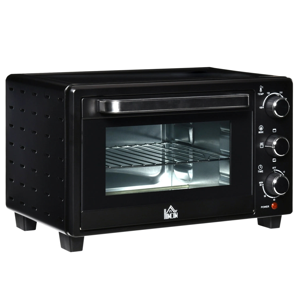 Forno a tostapane ¨C zephmum ¨C 21 L, acciaio inox, nero