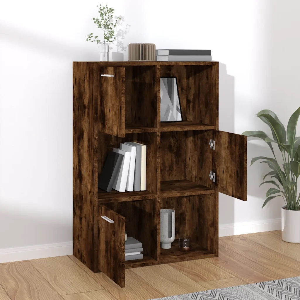 Mobile Contenitore in Rovere Fumo 60x29,5x90 cm CFW2763817