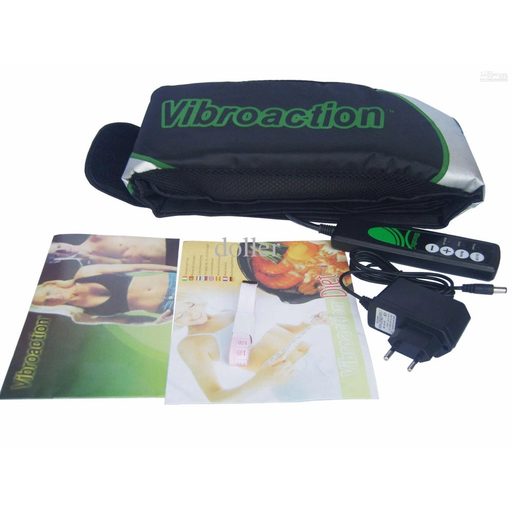 Trade Shop - Vibroaction Cintura Fascia Vibrante Massaggio Cellulite Corpo Addominali -