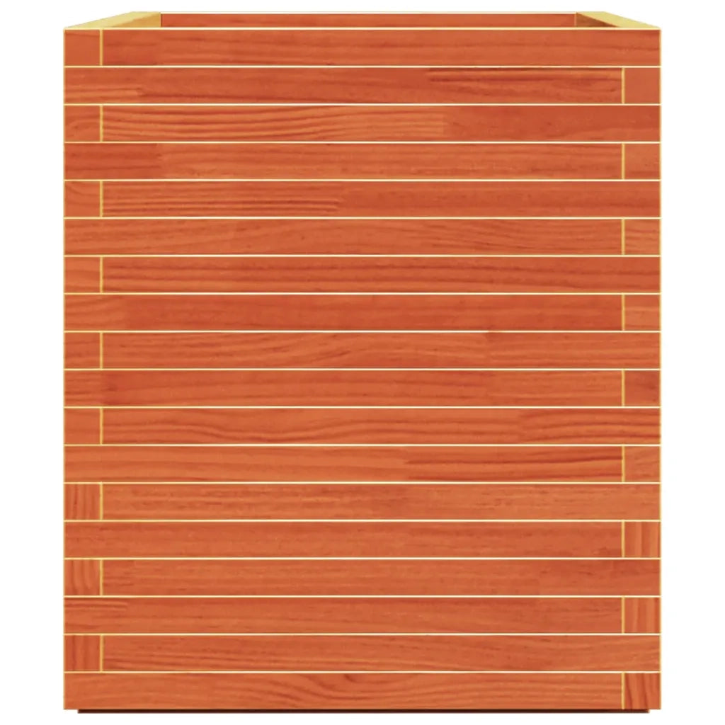 Fioriera Giardino-Vaso da Esterno-Contenitore per Piante Marrone Cera 90x60x72 cm Legno Massello Pino