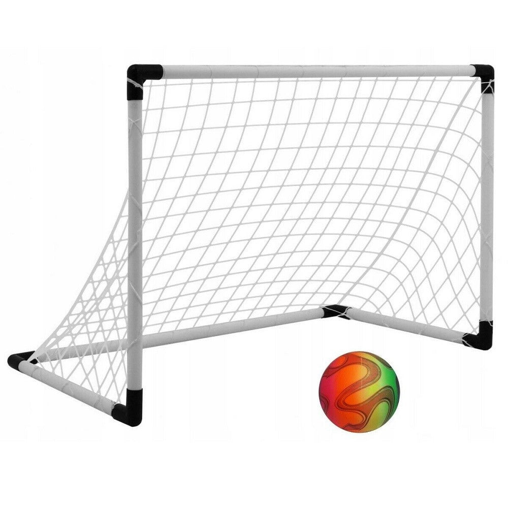 Trade Shop - Porta Da Calcio 90x62x47 Cm Rete Pallone Calcetto Allenamento Bambini Gvc-0904 -