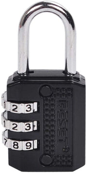 Combinazione a 3 cifre mini, combinazione a 3 cifre compatta per cassetti, cassetti segreti, sacchi, valigie, borse, zaini - ideale per viaggi, nero, 1 confezione