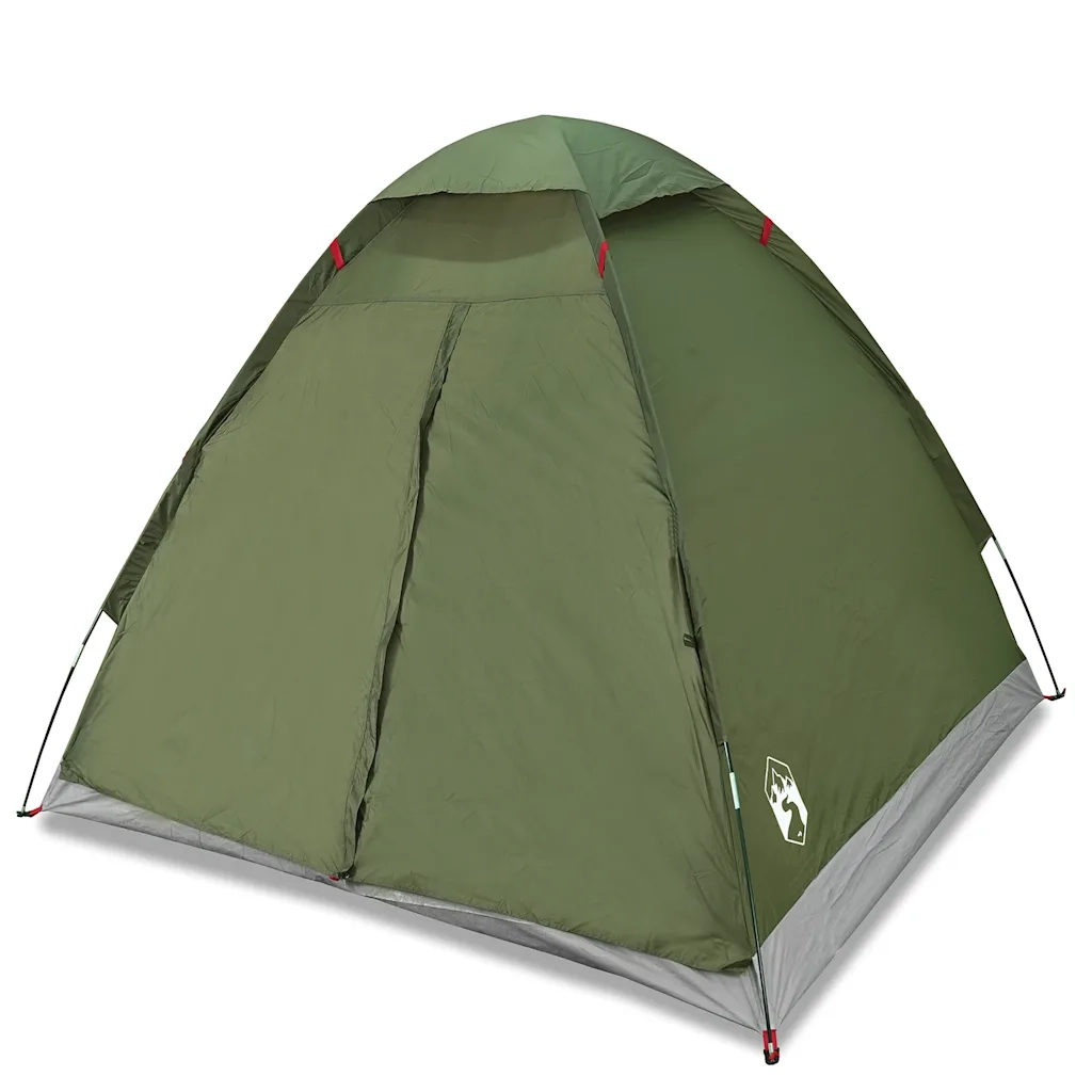 Tenda da campeggio | Tenda da campo a Cupola 2 Persone Verde Oliva Impermeabile