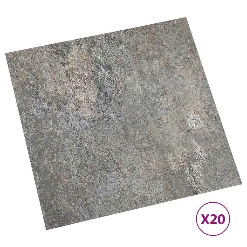 Plance per Pavimentazione Autoadesiva 30,5 x 30,5 cm 20 pcs PVC