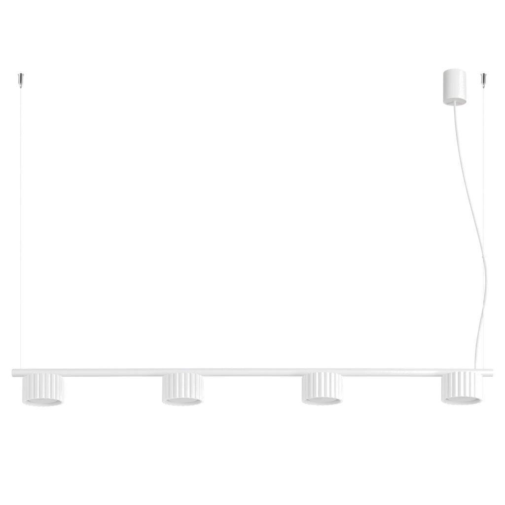 Lampadario AURA 4 bianco Gx53