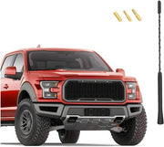 Antenna per auto con estensione di 28 cm per autoradio, adattatore per antenne sul tetto con viti, amplificatore FM per una ricezione potente in auto, SUV, camion, furgoni