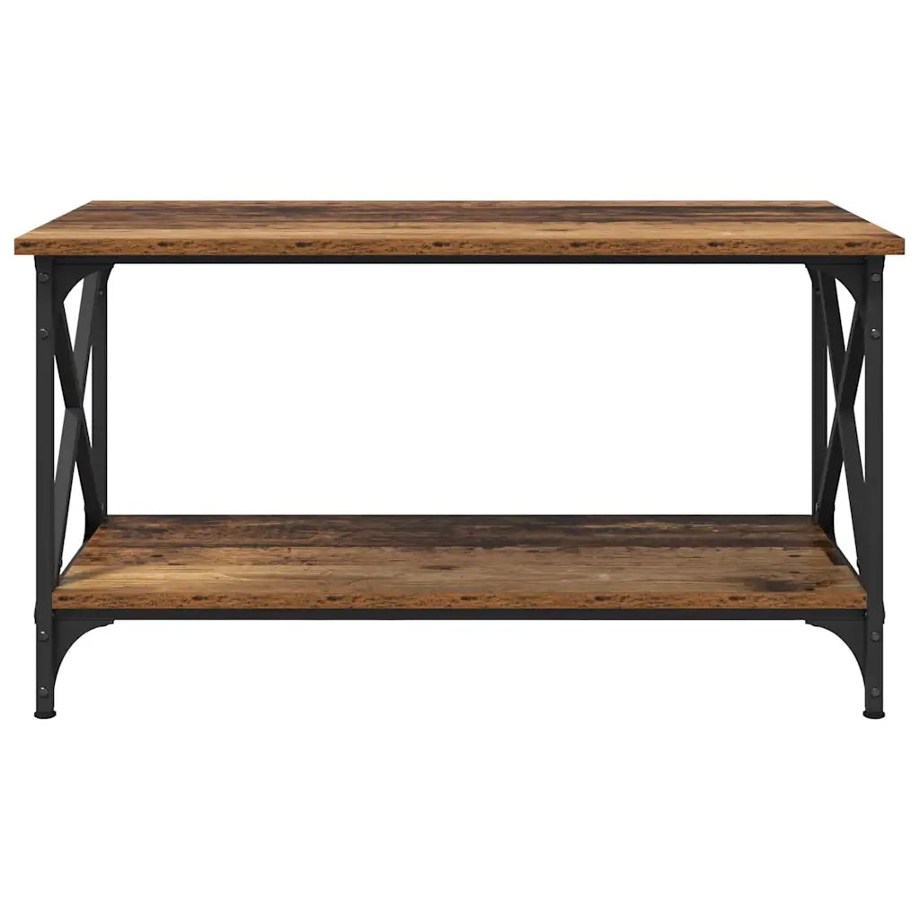 vidaXL Tavolino da salotto Legno vecchio 80 x 45 x 45.5 cm
