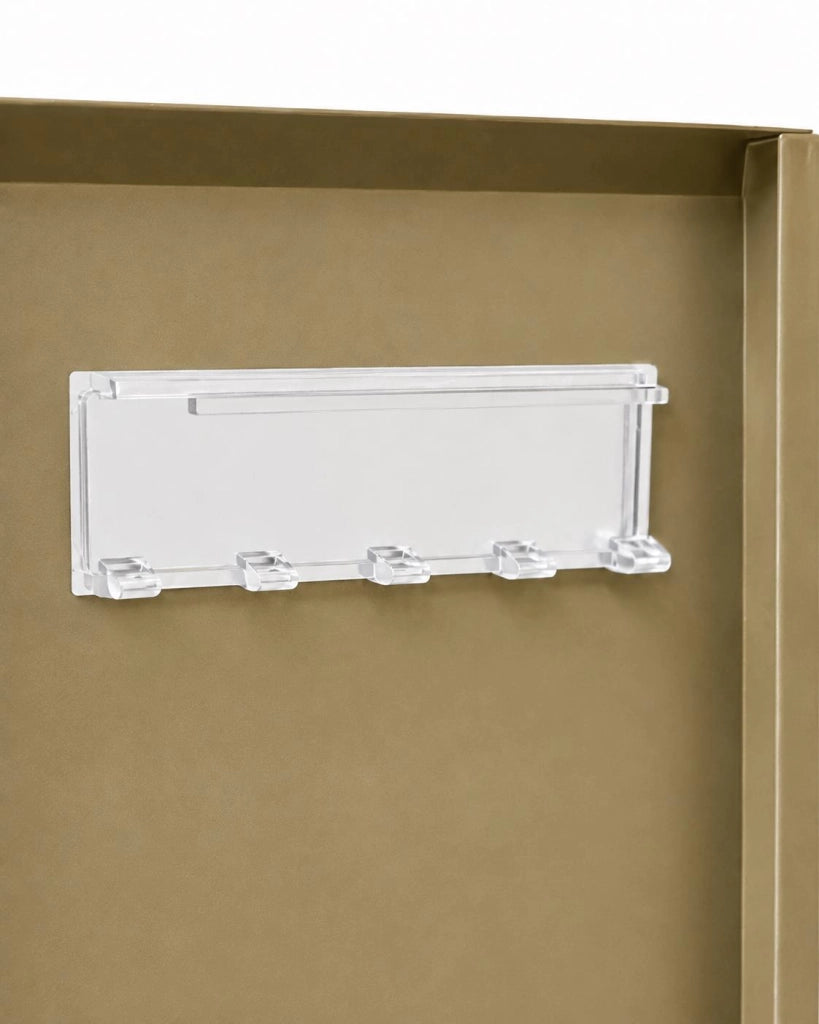 Targhetta Portanome Trasparente a Incastro – Compatibile con i modelli Domus 700 e Serenity 800.