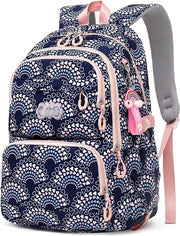 Borsa per bambina, grande borsa scolastica per bambine della scuola primaria, borsa leggera e modaiola per la scuola con cerniera, 24L