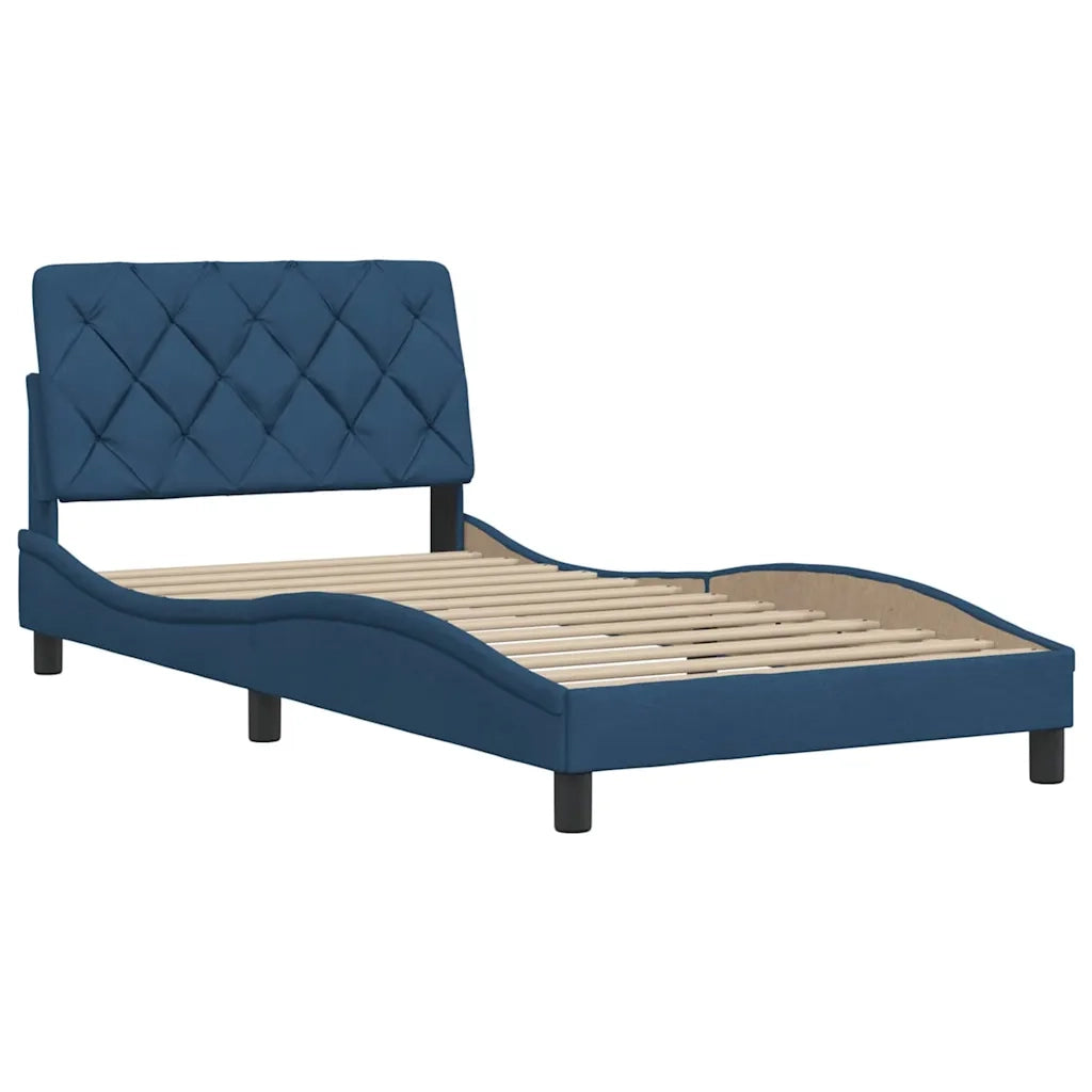 Giroletto senza Materasso Blu 100x200 cm in Tessuto 3310586
