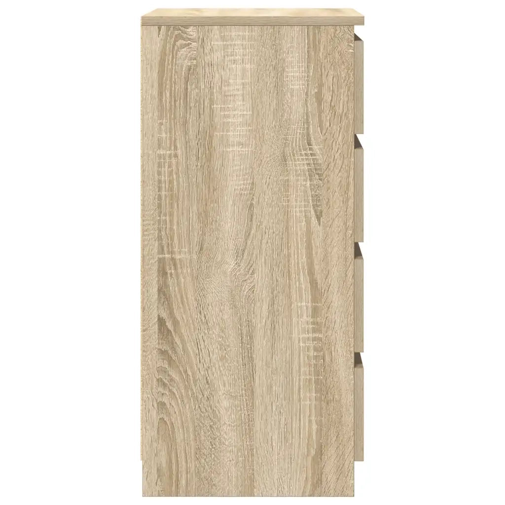 Credenza con Cassetti Rovere Sonoma 37,5x35x99 cm in Truciolato 861762