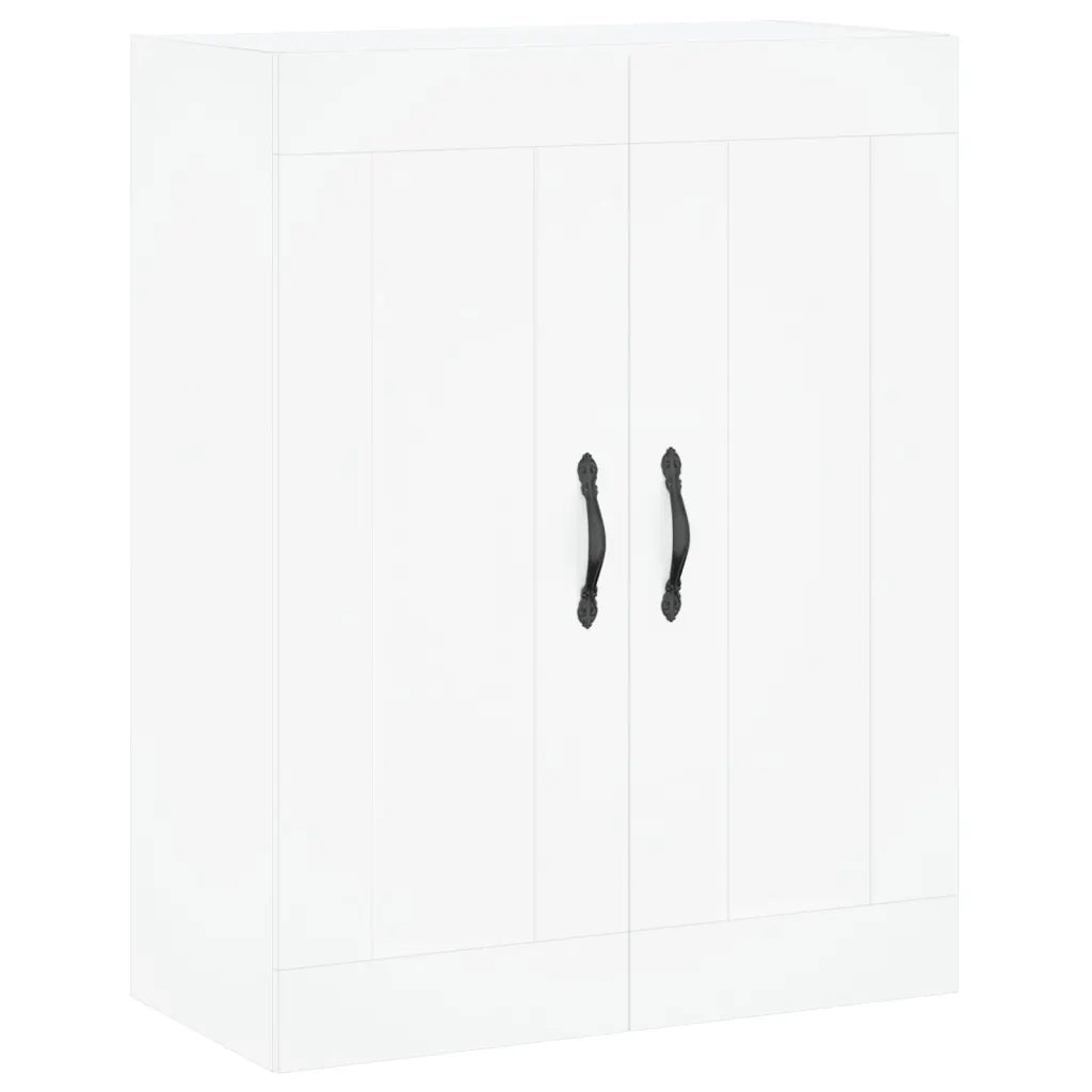 Credenza Bianca 69,5x34x180 cm in Legno Multistrato 3199649