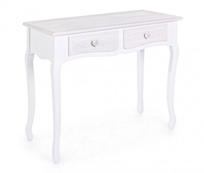 Consolle Legno Bianco Stile Classico da Interno - CAROLINE