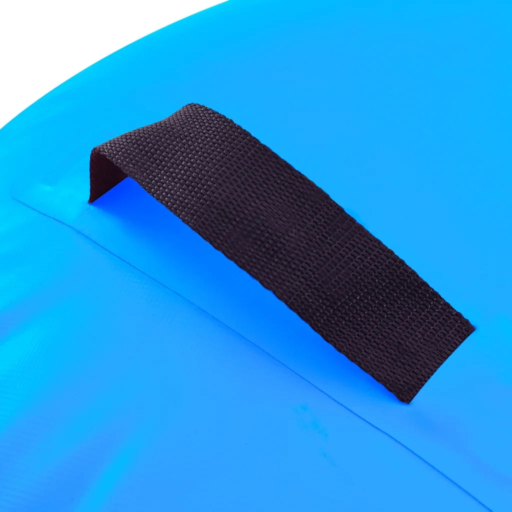 Rotolo da Ginnastica Gonfiabile con Pompa 120x90 cm in PVC Blu CFW7618345
