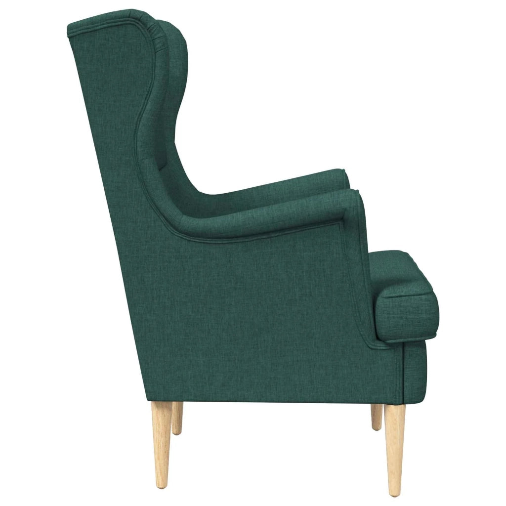 Poltrona | Sedia Relax Verde Scuro Tessuto