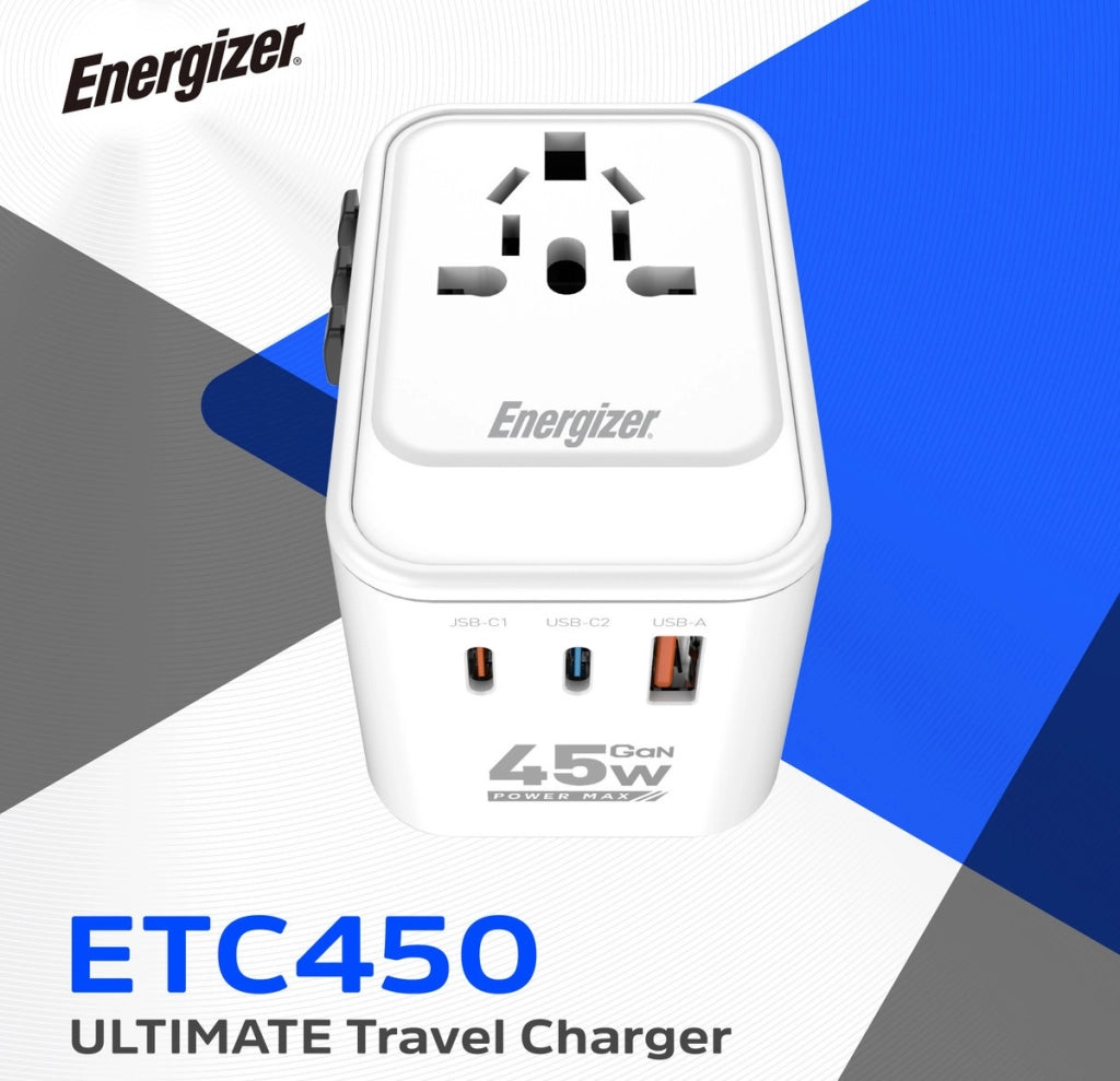 Presa da viaggio internaz.pd45w 2 usb c 1 x usb a travel plug - ETC450