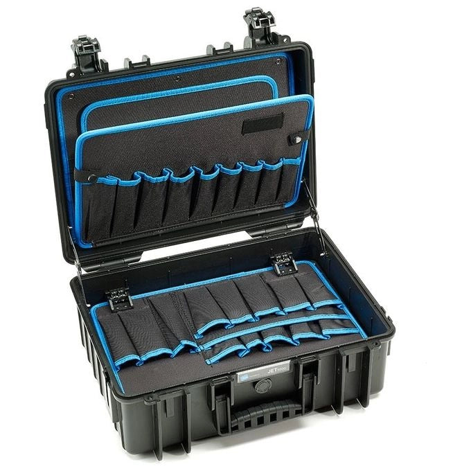B&W Cases JET 5000 Nero, Blu Polipropilene (PP)