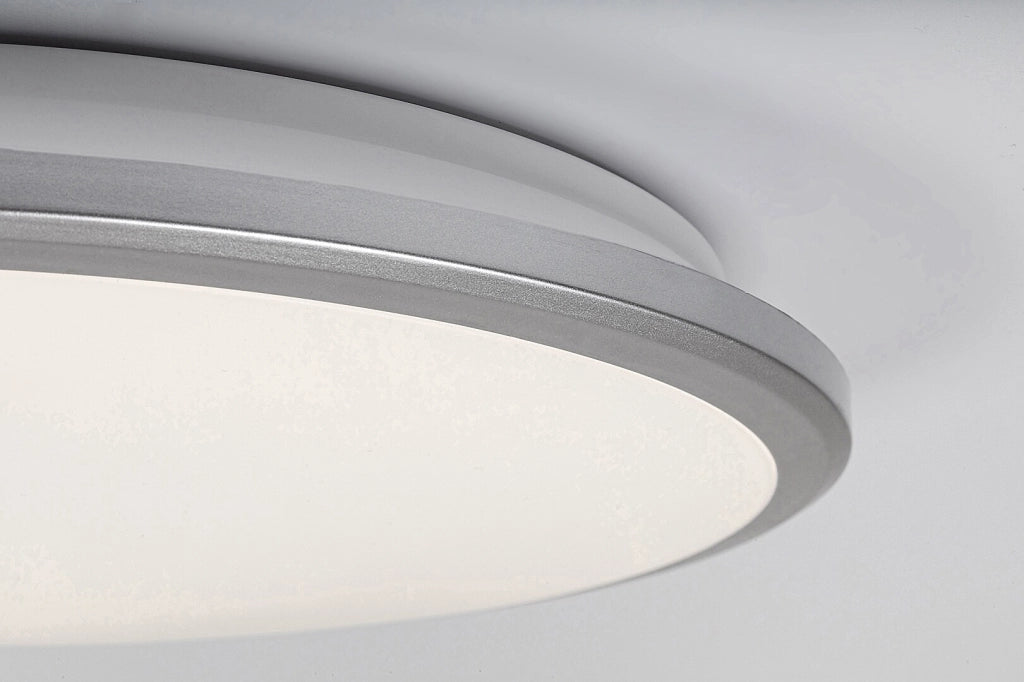 Plafoniera LED tonda 48cm 45W argento Rabalux Engon