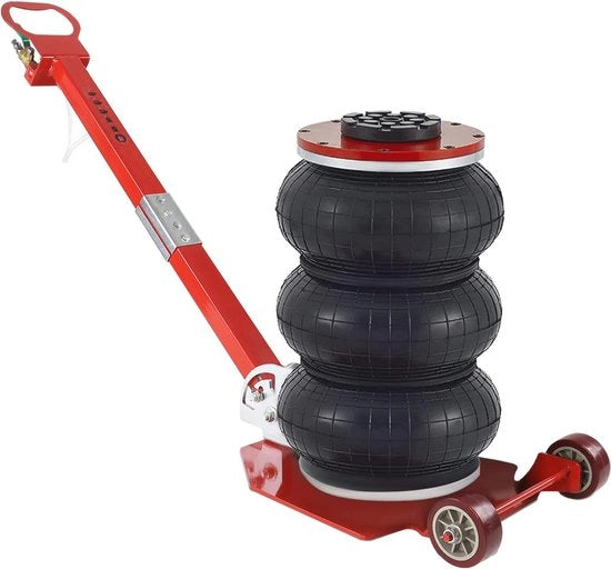 Cricotto pneumatico 6600 lb con ruote e manubrio per la riparazione di veicoli