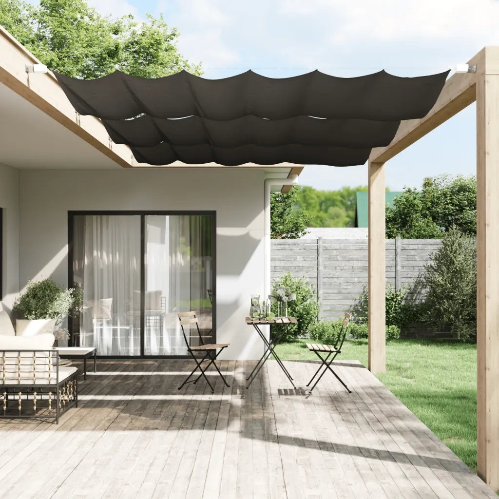 Paravento Verticale Antracite 140x270 cm in Tessuto Oxford CFW9649815