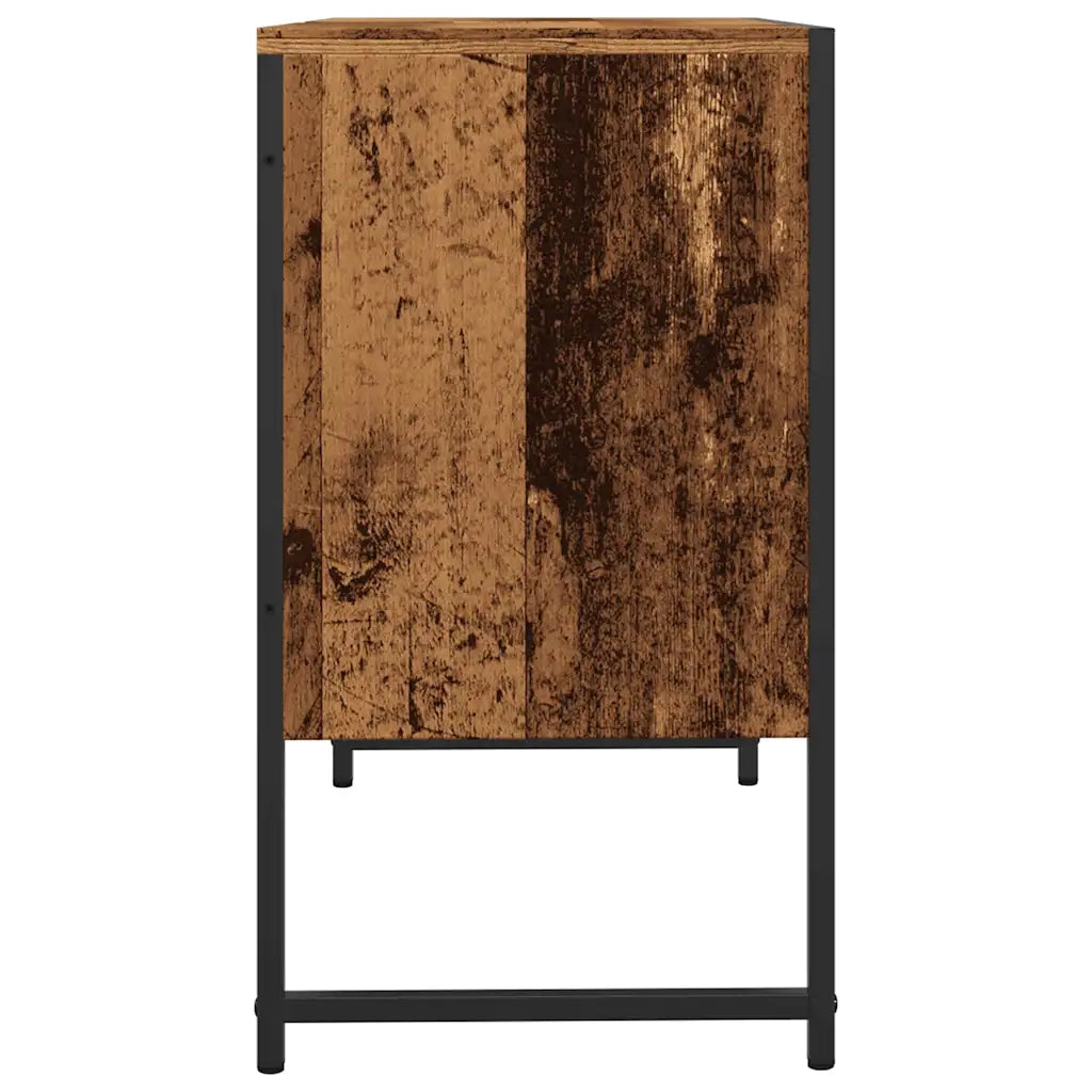 Mobile da Bagno Legno Antico 80x33x60 cm in Truciolato