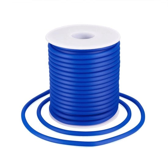 Cordone in gomma 30 metri - Tubo intero 4 mm - Sottile tubo con foro 2 mm - Cordino per gioielli - Attività artigianali - Comfortevole forma - Cordino per gioielli.